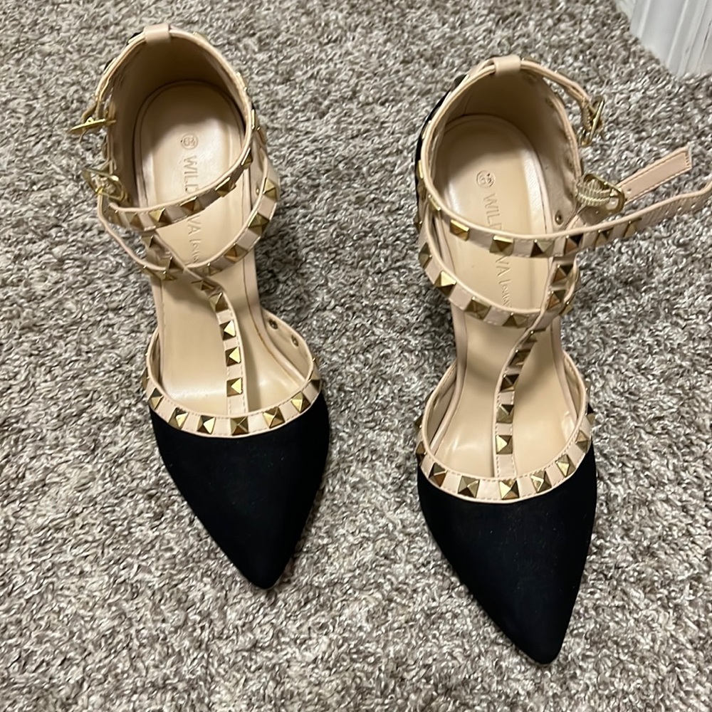 Black heels